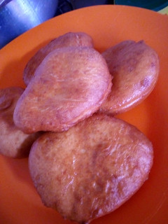 A picture of My simple mahamri.