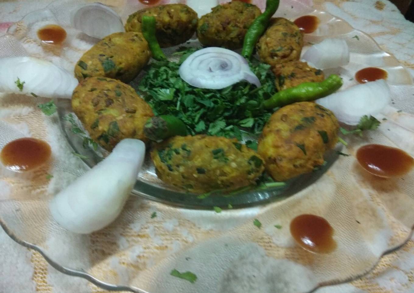 Sprouted moong donuts