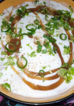 A picture of Dahi Pakoriyan.