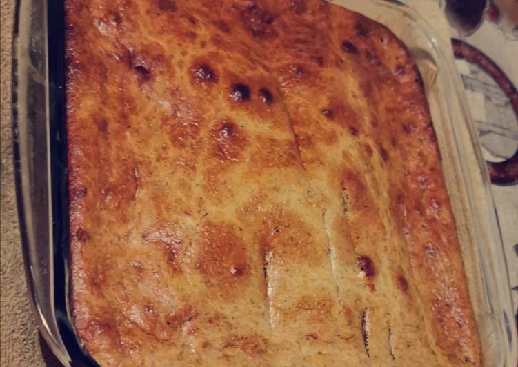 Queque de banano, con sustituto de azúcar y harina integral
