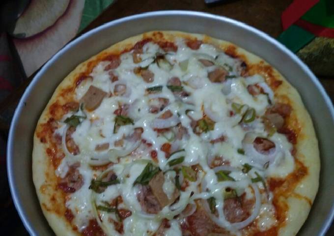 Resep Tuna mayo pizza oleh Fuah Mamakiya - Cookpad