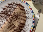 Una foto di kiwi con il cioccolato