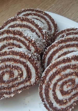 Kókusztekercs recept fotója