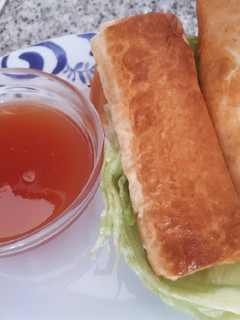 Una foto de Rollitos de primavera