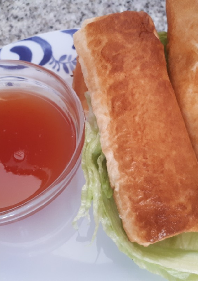Una foto de Rollitos de primavera