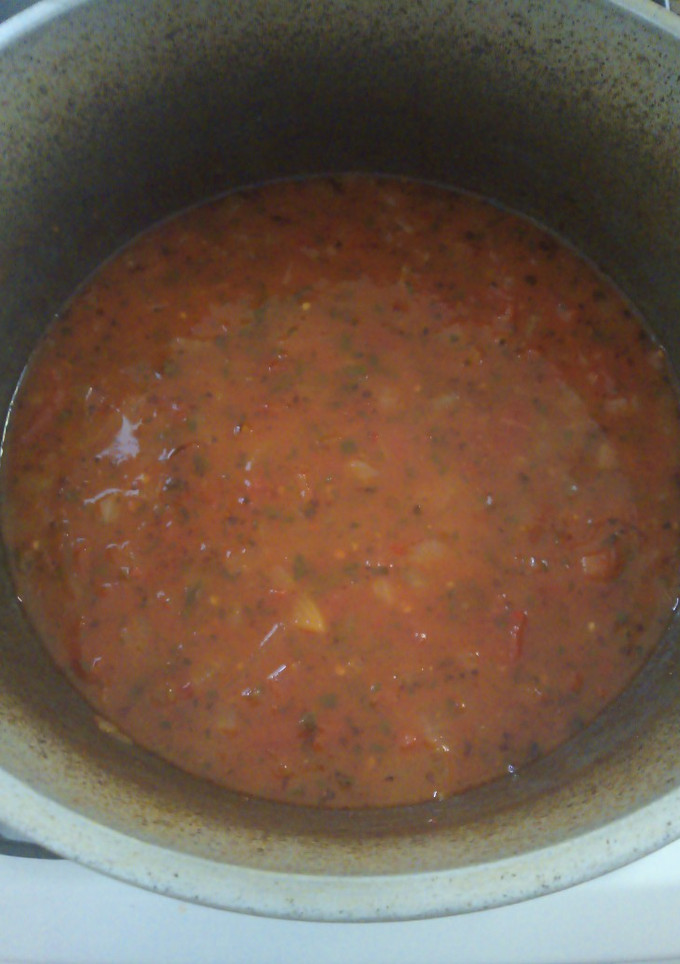 Una foto de Salsa roja para pastas