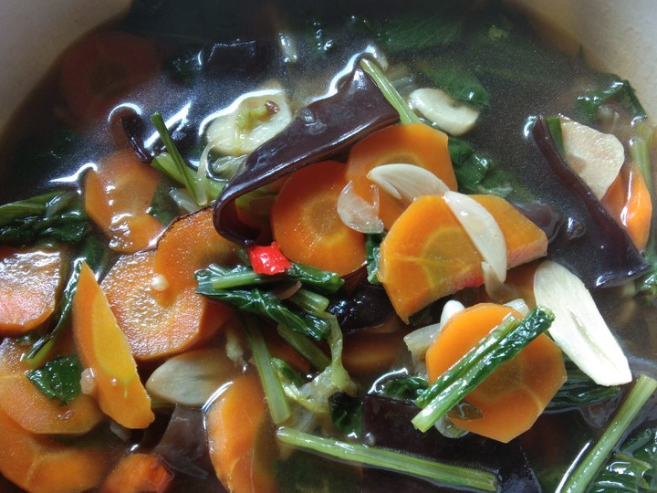 Resep Oseng sawi jamur simple, Lezat Sekali