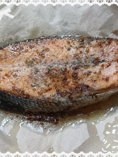 奶油鮭魚(氣炸鍋) 的食譜成品照片