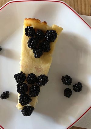 Una foto de 🐐Pastel de queso fresco de cabra🐐
