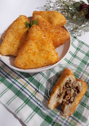 Foto resep Roti Goreng Ayam Kecap (Tanpa Ulen)