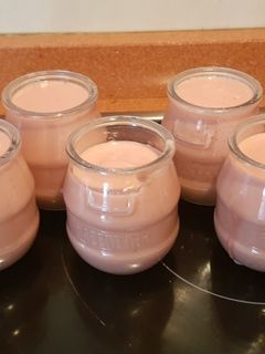 Una foto de Natillas de fresa con Thermomix