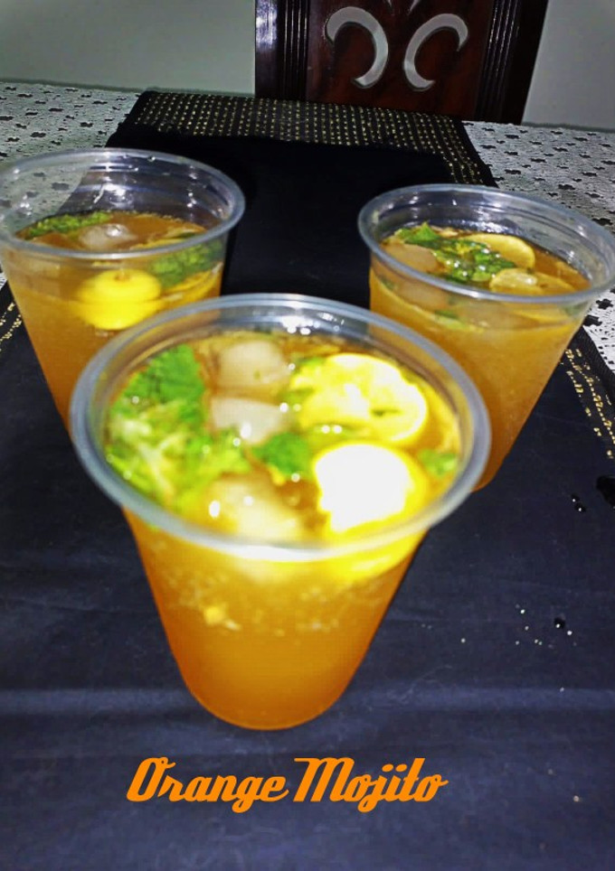 A picture of Orange Mojito.