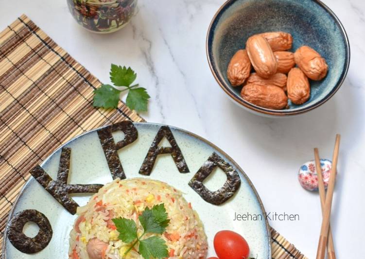 Langkah Mudah untuk Menyiapkan Japanese Fried Rice with Sausage Anti Gagal