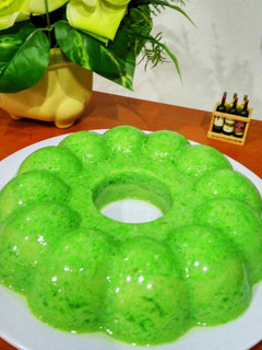 Foto resep Puding Tape Ketan Hijau