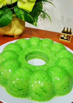 Foto resep Puding Tape Ketan Hijau