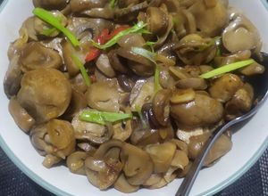 Foto resep Jamur Kancing Tumis Saus Tiram
