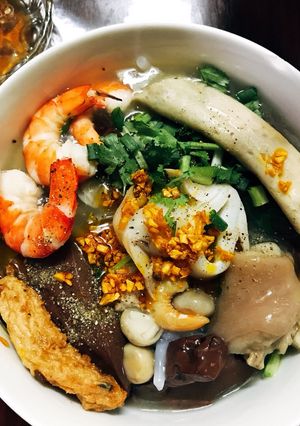 Hình của món Bánh canh thập cẩm.