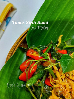 Foto resep Tumis Sirih Bumi Teri Medan