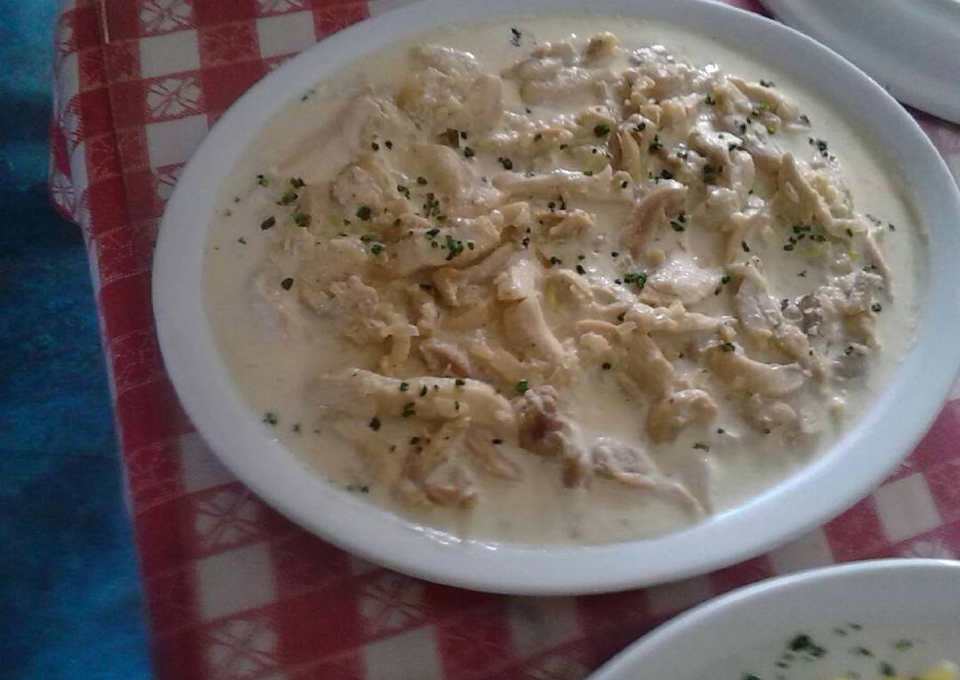 Pollo a la crema , súper fácil 