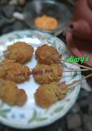 Foto resep Sosis gulung mie