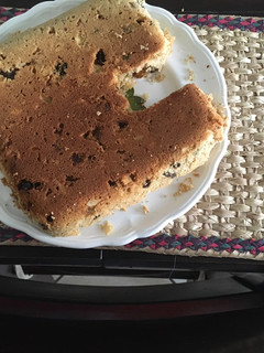 Una foto de Bizcocho integral con frutas deshidratadas