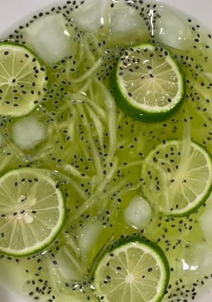 Foto resep Es Melon Jeruk Nipis