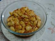 Uma foto de batata doce nhoque