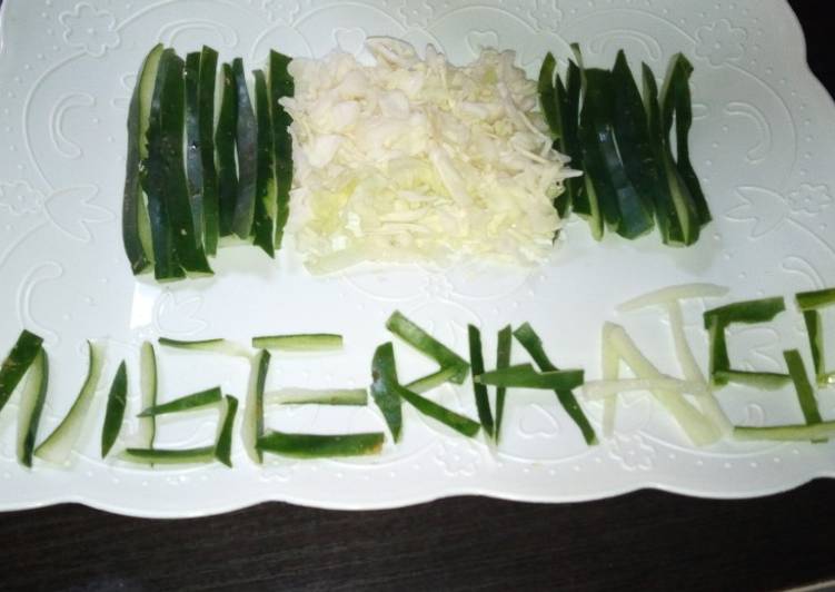 Recipe of Any-night-of-the-week Nigeria&#39;s flag veggies