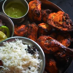 A picture of Tandoori chicken.