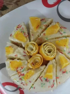عکسی از دستور کیک پرتقالی با رویه وانیلی