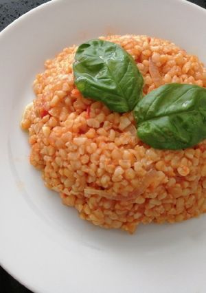 صورة لوصفة برغل ببندورة