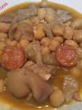 Callos con garbanzos (como los hacía mi suegra)