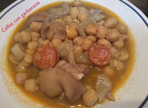 Foto principal de Callos con garbanzos (como los hacía mi suegra)