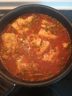 Una foto de Merluza con tomate