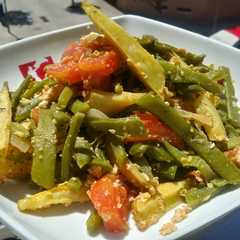 Una foto de Salteado de vainitas sin arroz