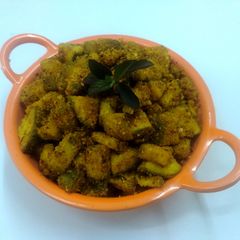 A picture of Raw Banana Stir Fry.