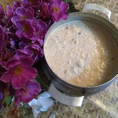 A picture of Jaggery Rice Kheer.