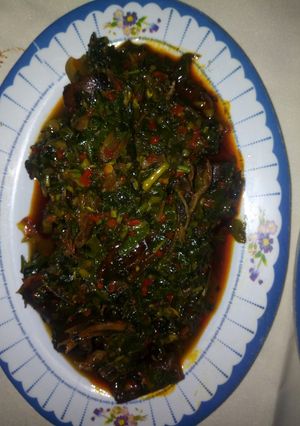 A picture of Vegetable sauce.