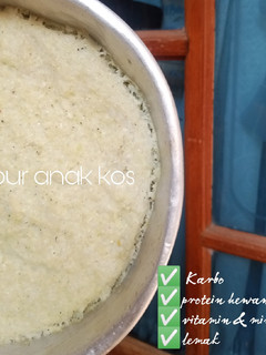Foto resep MPASI 8+ : Nasi Kukus Teri dan Telur