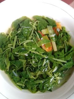 Foto resep Bayam sayur bening