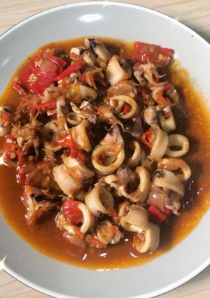 Foto resep Cumi bumbu balado