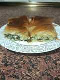 Spanakopita (Pastel griego de espinacas y queso feta)
