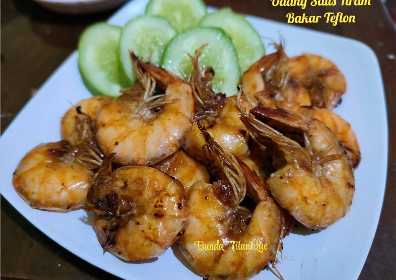 Udang Saus Tiram Bakar Teflon