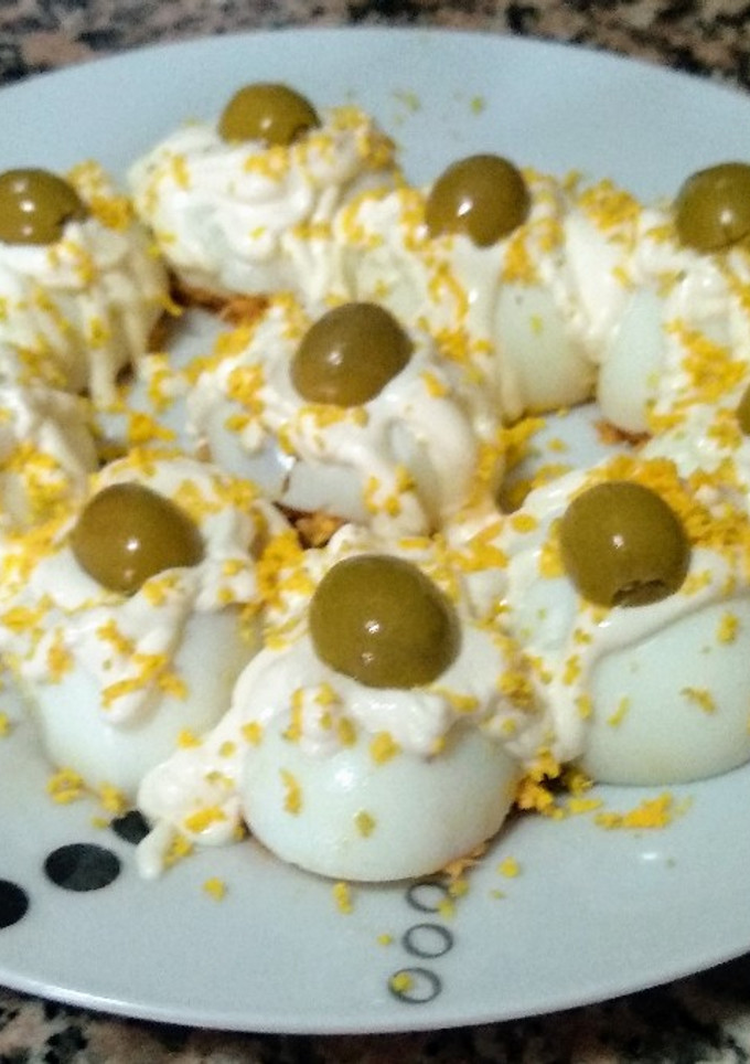 Una foto de Huevos rellenos ☺️