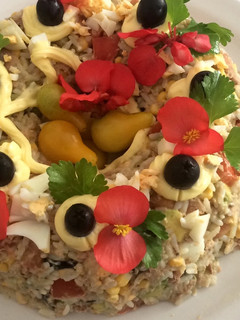 Una foto de Arroz con atún