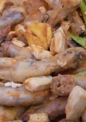 Foto resep Krengsengan ceker tahu dan leher ayam