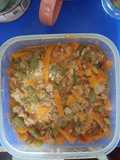 Antipasto de vegetales con Atún