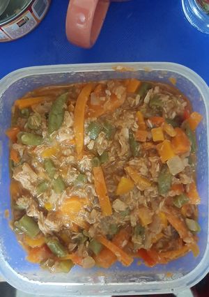 Una foto de Antipasto de vegetales con Atún