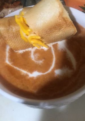 Una foto de Sopa de tomate