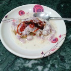 A picture of Sago tikki chat.